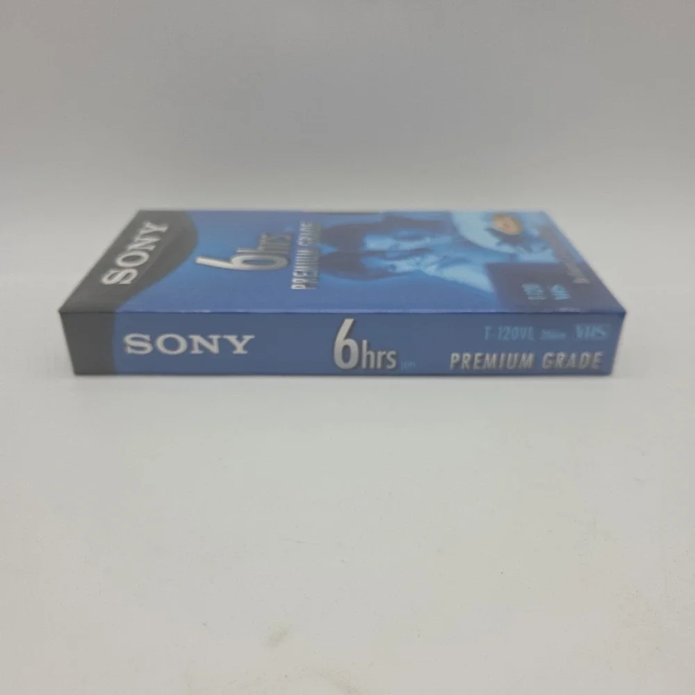 NEW Lot Of 8 SONY Premium Grade Blank VHS Tapes VCR 6 Hours SEALED